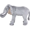 Image de vidaXL Peluche Éléphant Debout Peluche Gris XXL