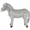 Image de vidaXL Peluche âne debout Peluche grise XXL