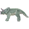 Image de vidaXL Peluche Triceratops debout Peluche verte XXL