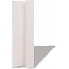 Image de vidaXL Clôture de jardin double face 90 x 300 cm Blanc