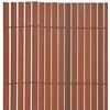 Image de vidaXL Clôture de jardin double face PVC 90 x 300 cm Marron