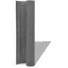 Image de vidaXL Clôture de jardin double face PVC 90 x 300 cm Gris
