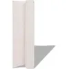 Image de vidaXL Clôture de jardin double face 90×500 cm Blanc