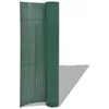 Image de vidaXL Clôture de jardin double face PVC 90×500 cm Vert