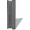 Image de vidaXL Clôture de jardin double face PVC 150 x 500 cm Gris