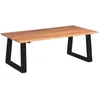 Image de Vidaxl - Table Basse Bois D'Acacia Massif 110x60x40 Cm