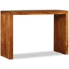 Image de Table Console Bois Massif Avec Finition Miel 110x40x76 Cm Vidaxl