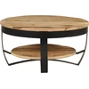 Image de vidaXL Table basse en bois de manguier massif rugueux 65x32 cm
