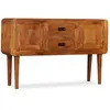 Image de vidaXL Buffet en bois massif avec finition couleur miel 120x30x75 cm