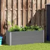 Image de vidaXL Parterre de jardin surélevé WPC 150 x 50 x 54 cm Gris