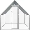 Image de vidaXL Cage à poules d'extérieur 2x2x1,92 m Acier galvanisé