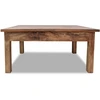 Image de vidaXL Table basse en acajou massif 96x73x45 cm