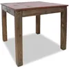 Image de vidaXL Table de salle à manger mixte en vieux bois 82x80x76 cm