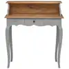 Image de vidaXL Bureau en acajou massif 80x40x92 cm