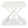 Image de vidaXL Ensemble Bistro 3 pièces pliable plastique blanc