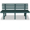 Image de vidaXL Banc de jardin 145,5 cm plastique vert