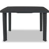 Image de vidaXL Table de jardin anthracite 101x68x72 cm plastique