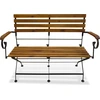 Image de vidaXL Banc de jardin pliable 112 cm bois massif acacia