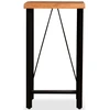 Image de vidaXL Table de bar en bois massif d'acacia 60 x 60 x 107 cm