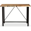 Image de vidaXL Table de bar en vieux bois massif 120x60x107 cm