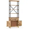 Image de vidaXL Buffet avec étagères en bois massif de manguier 65x30x180 cm