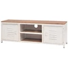 Image de vidaXL Armoire TV 120x30x40 cm blanc