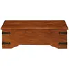 Image de vidaXL Table basse en bois massif avec finition couleur miel 110x55x35 cm