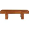 Image de vidaXL Table basse en bois massif avec finition couleur miel 100x50x30 cm