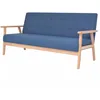 Image de vidaXL Ensemble de canapés 2 pièces tissu bleu