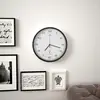 Image de vidaXL Horloge murale radio à quartz 31 cm Blanc & Noir