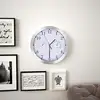 Image de Horloge Murale À Quartz Hygromètre Et Thermomètre 30 Cm Blanc Vidaxl