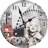 Image de vidaXL Horloge murale vintage 30 cm
