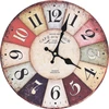 Image de vidaXL Horloge murale vintage multicolore 30 cm
