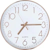 Image de vidaXL Horloge murale 30 cm or rose