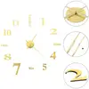 Image de Horloge Murale 3d Design Moderne 100 Cm Xxl Doré Vidaxl