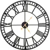 Image de Vidaxl - Horloge Murale Vintage Avec Mouvement À Quartz Métal 60 Cm Xxl
