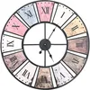 Image de Vidaxl - Horloge Murale Vintage Avec Mouvement À Quartz 60 Cm Xxl