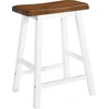 Image de vidaXL Tabouret de bar 2 pcs. Bois massif