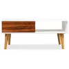 Image de vidaXL Table basse en bois massif d'acacia 90x50x40 cm