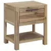 Image de Table De Chevet Avec Tiroir 40x30x48 Cm Bois D'Acacia Solide Vidaxl