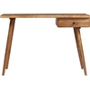 Image de vidaXL Bureau en acacia massif 110 x 50 x 76 cm
