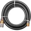 Image de vidaXL Tuyau d'aspiration avec raccords en laiton 4 m 25 mm noir