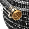 Image de vidaXL Tuyau d'aspiration avec raccords en laiton 7 m 25 mm noir