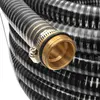 Image de vidaXL Tuyau d'aspiration avec raccords en laiton 10 m 25 mm noir