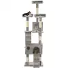 Image de vidaXL Arbre à chat avec griffoirs en sisal 170 cm Gris
