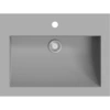 Image de vidaXL Cuvette en granit 600×450×120 mm Gris