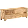 Image de Vidaxl - Meuble Tv Bois De Manguier Solide 110x30x40 Cm