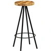 Image de vidaXL Tabouret de bar 2 pcs. Bois massif de manguier