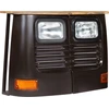 Image de vidaXL Buffet de camion en bois massif de mangue gris foncé
