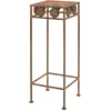 Image de vidaXL Ensemble de supports pour plantes 3 pièces style vintage métal rouillé